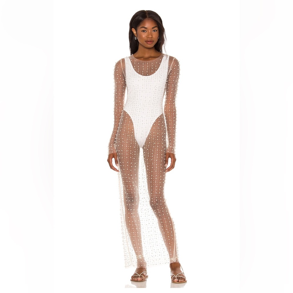 Beach Bunny Champagne Nights Mesh Dress